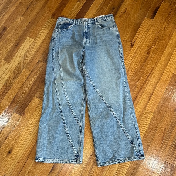 Rails Denim Wide-Leg Jeans in Classic Blue - Picture 1 of 3